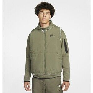 Nike Club+ Fleece Winterized Reversible Vest Men's Olive Green Size Medium